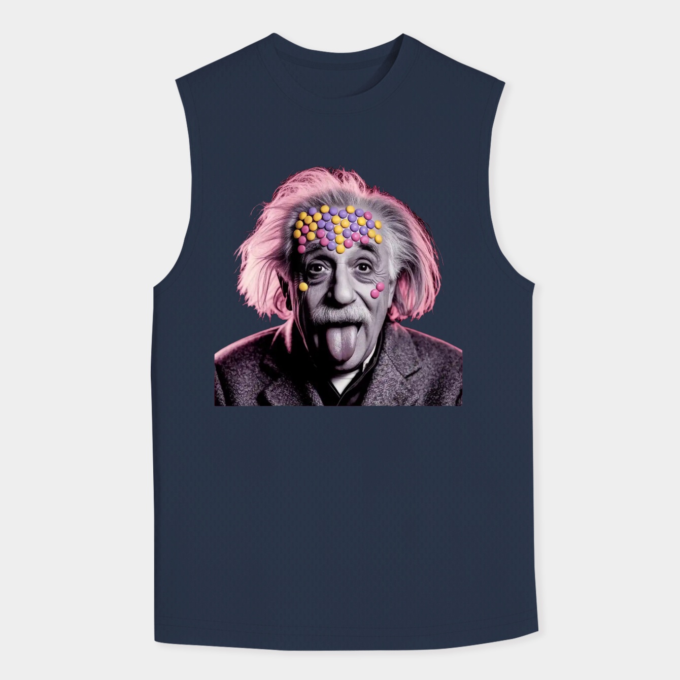 sour albert einstein Men's Big & Tall Tank Top