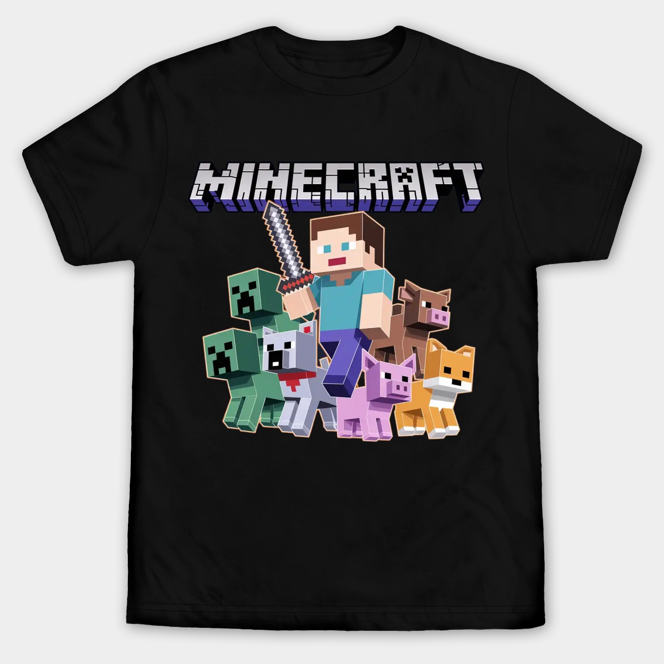 MINECRAFT Men's Big & Tall T-shirt
