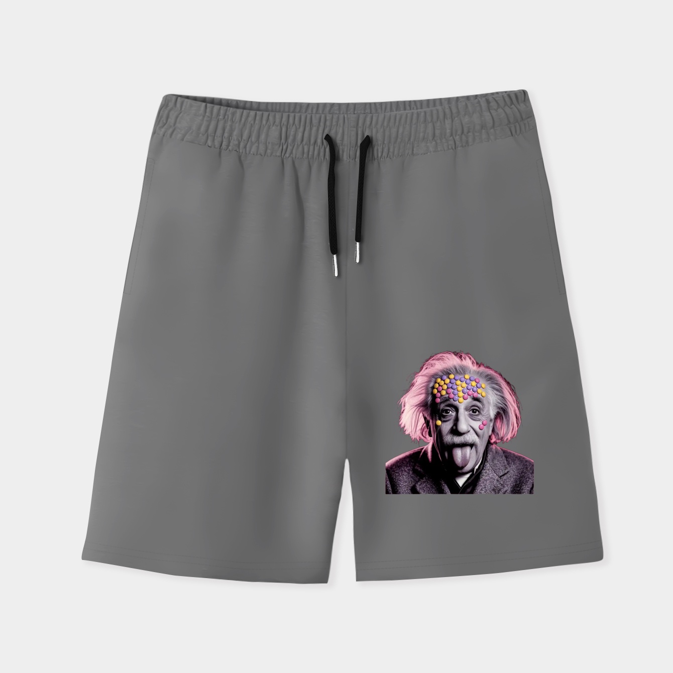 sour albert einstein Men's Quick-Dry Athletic Shorts