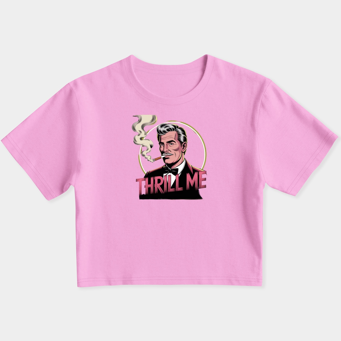 Thrill me! Women's Slim Fit Baby Tee