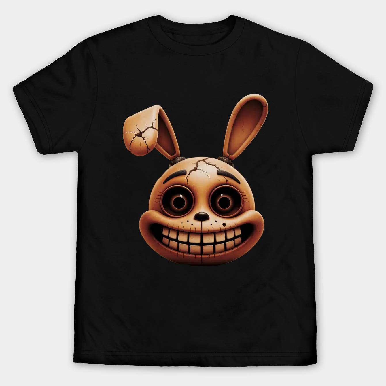 springtrap face horror mask Men's Big & Tall T-shirt
