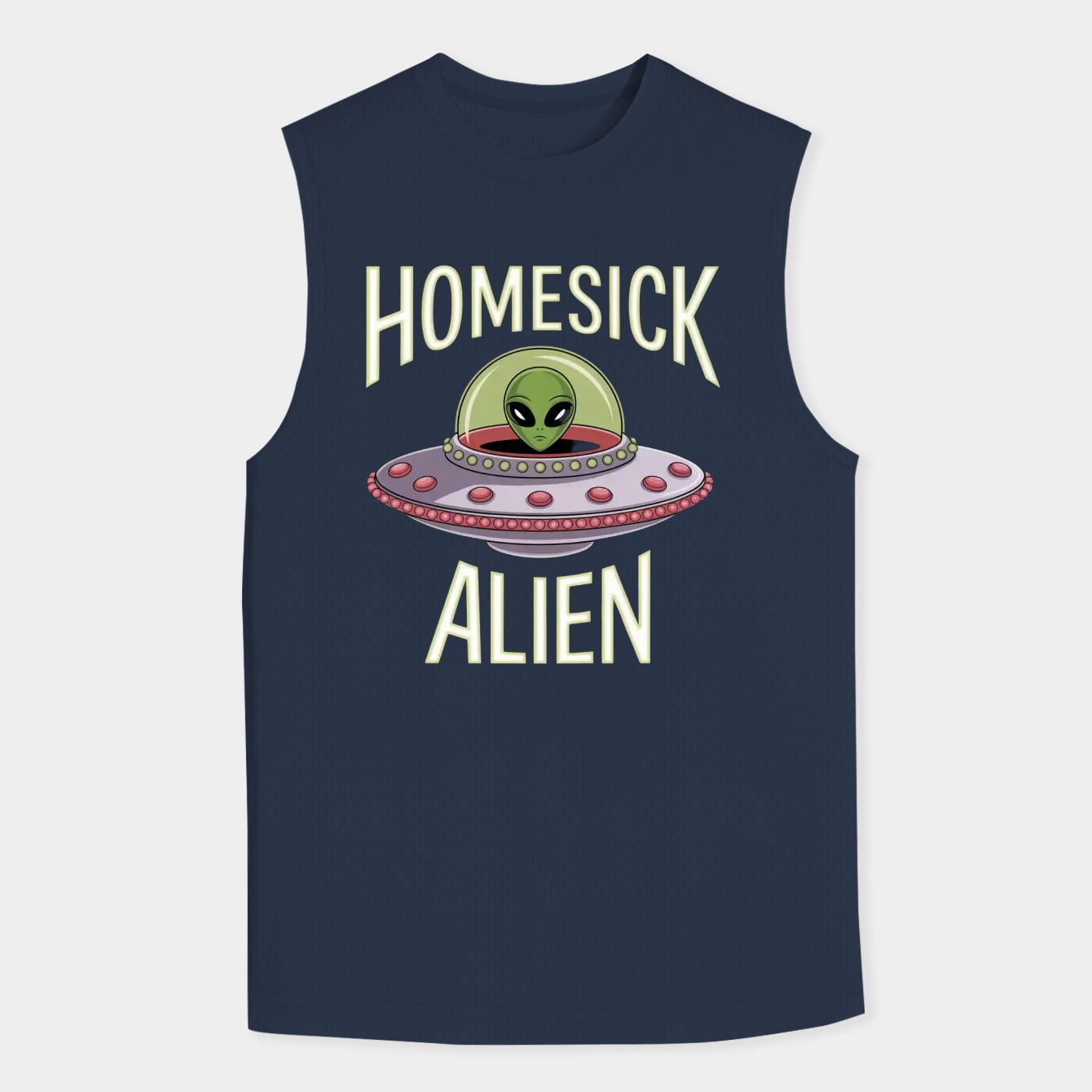 Homesick Alien Men's Big & Tall Tank Top