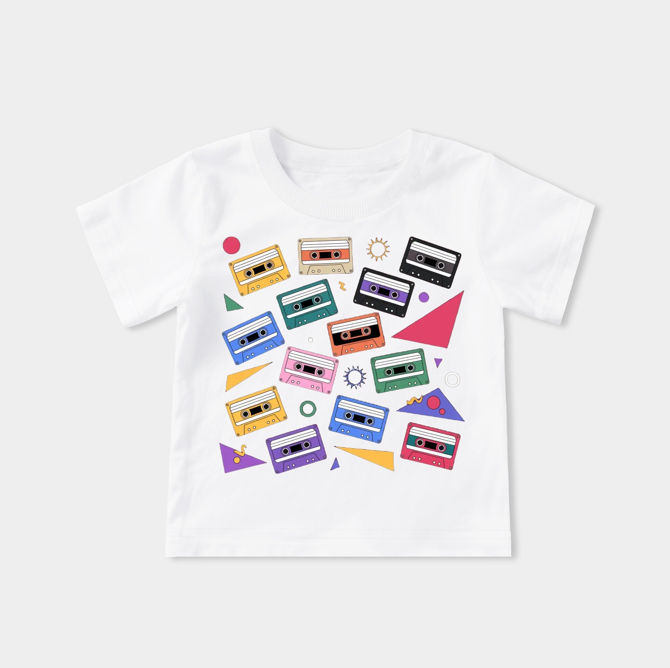 80's cassette tape pattern Youth Classic T-Shirt