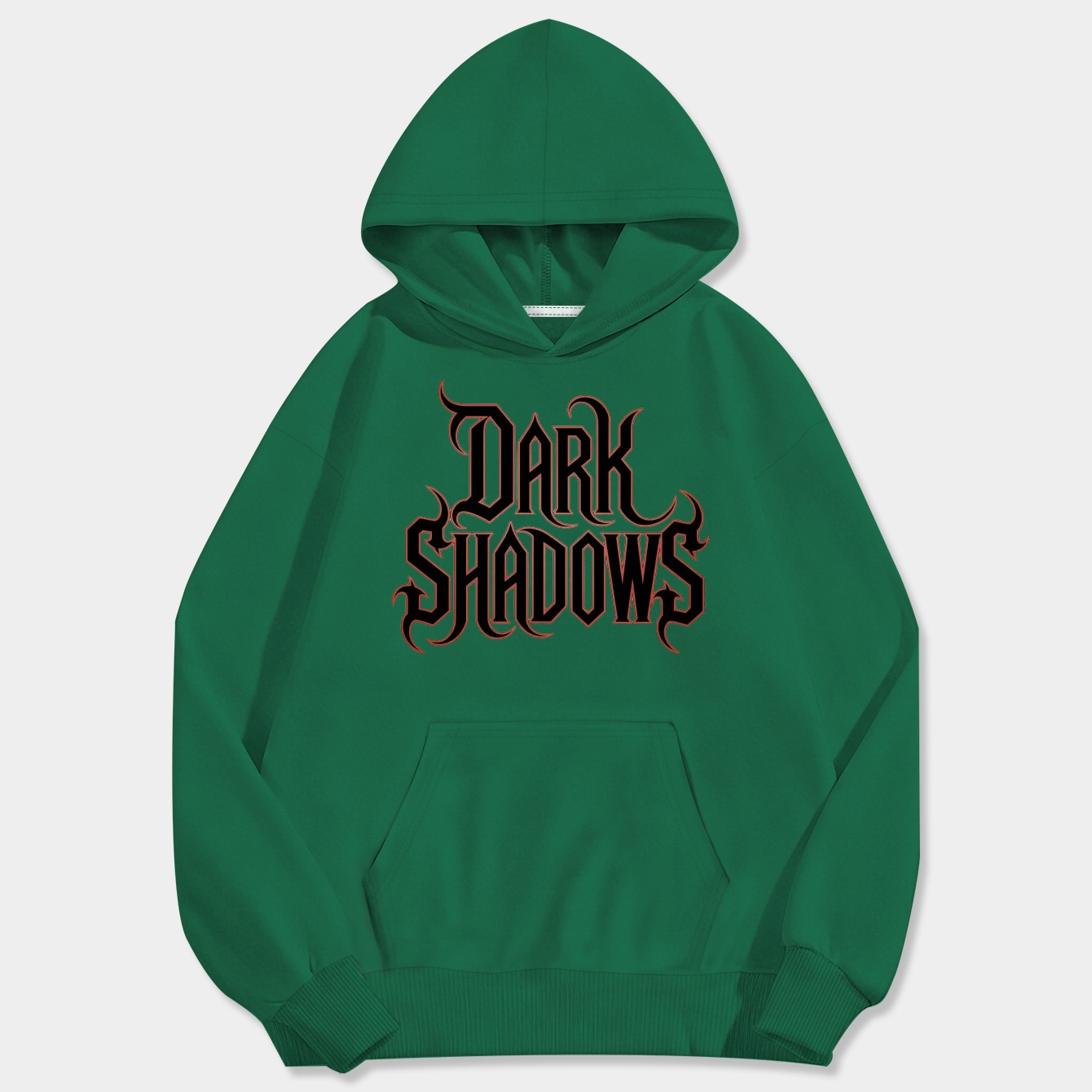 Dark Shadows Logo Red Men's Big & Tall Hoodie