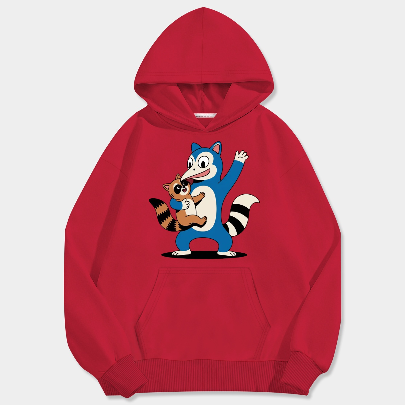 Minimal Regular Show Men's Big & Tall Hoodie