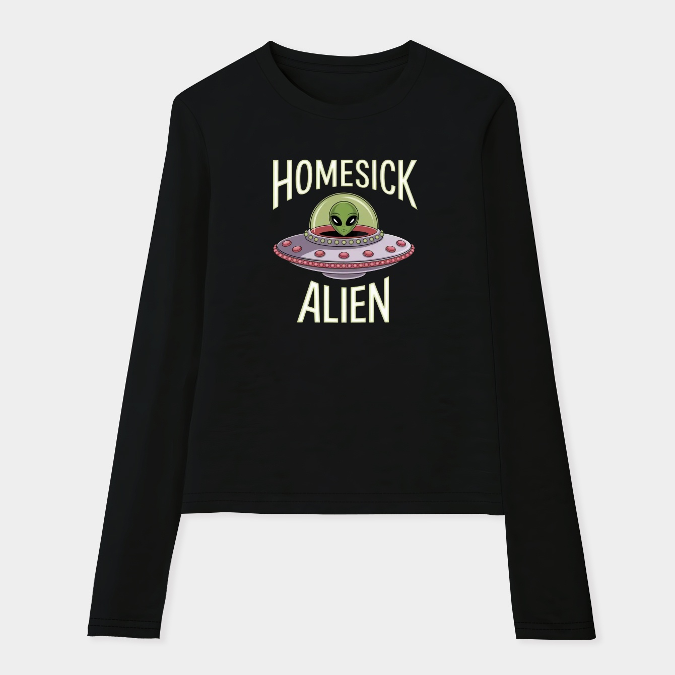 Homesick Alien Women's Soft Long Sleeve T-Shirt