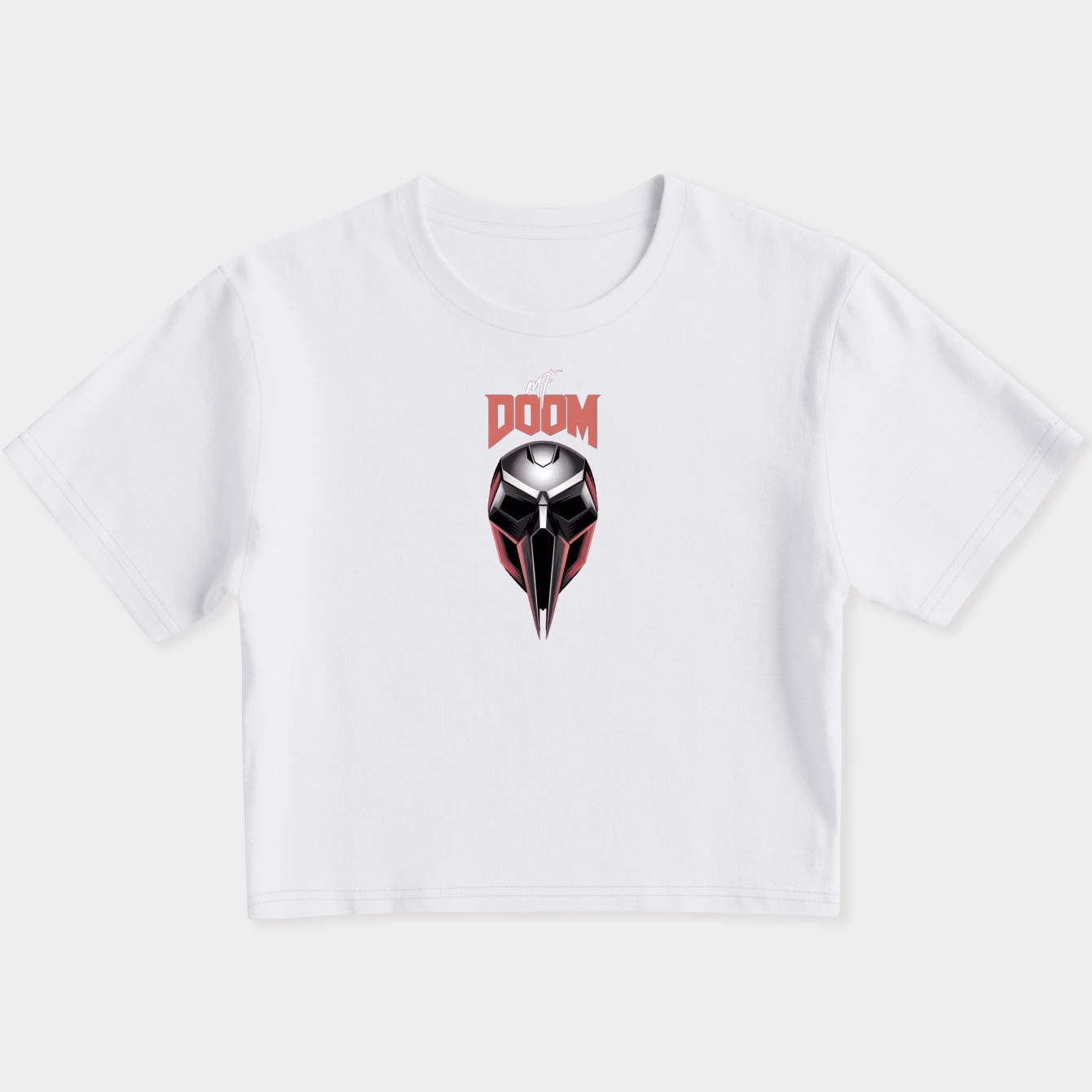 MF DOOM Mask Design Women's Slim Fit Baby Tee