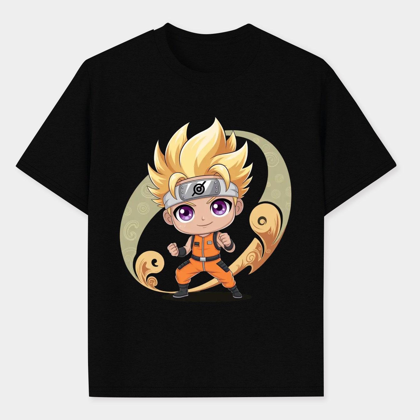Naruto with a chibi style Men's Performance Athletic T-Shirt