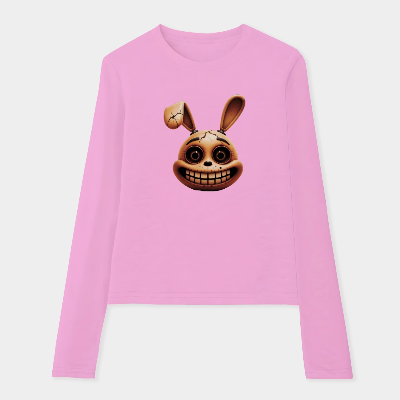 springtrap face horror mask Women's Soft Long Sleeve T-Shirt