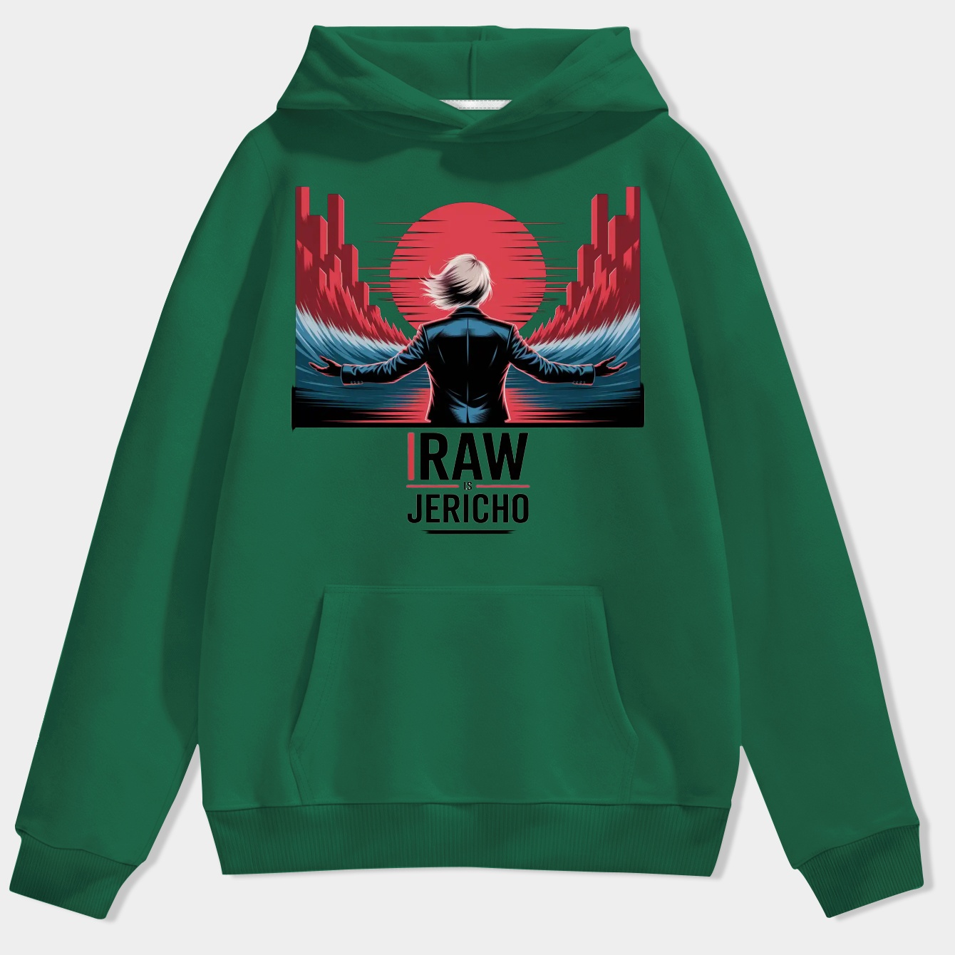 Raw Is Jericho Men's Hoodie