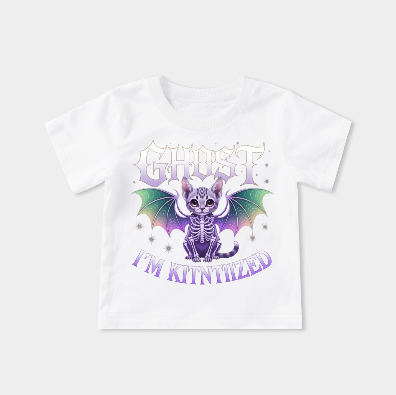 Ghost Kittenized Skeleta Youth Classic T-Shirt