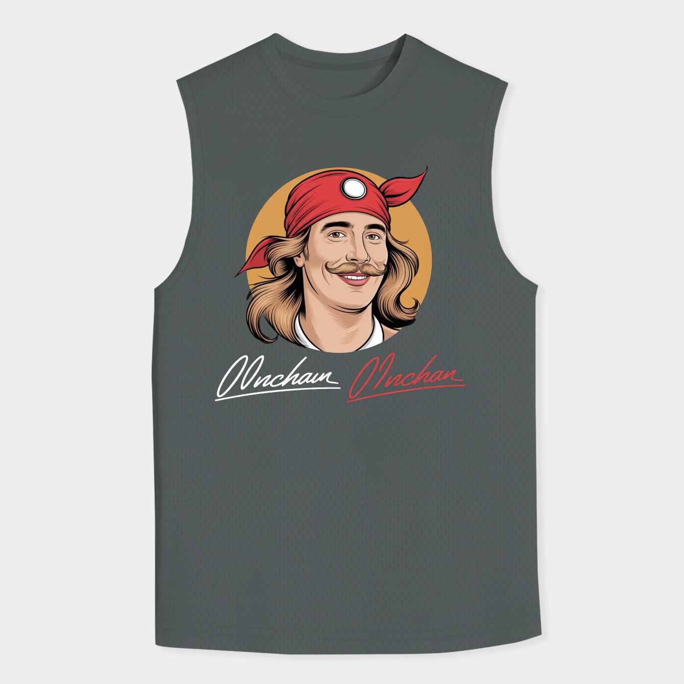 Hulk Hogan Big Face Men's Big & Tall Tank Top