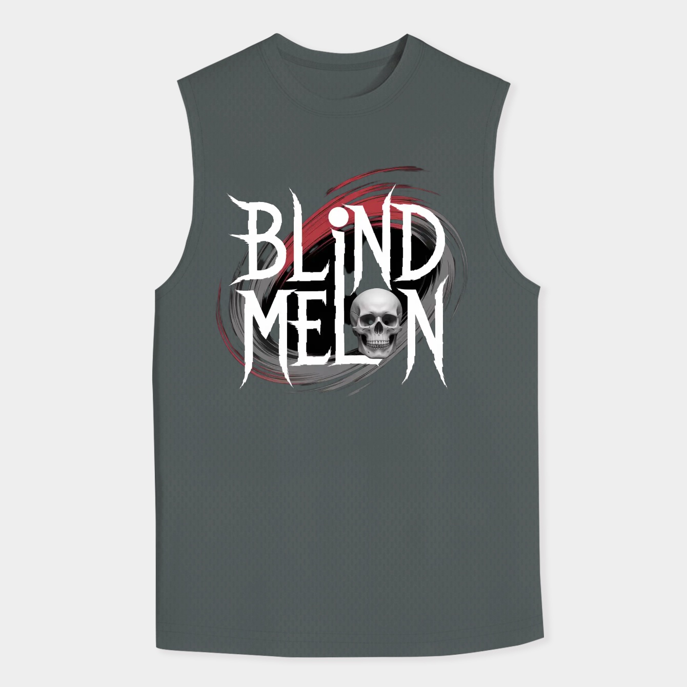 Blind Melon Skull Design Men's Big & Tall Tank Top