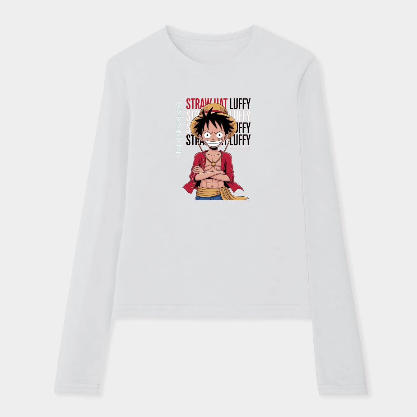 Straw Hat Luffy Women's Soft Long Sleeve T-Shirt