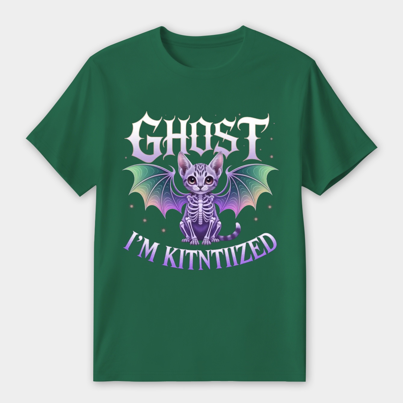 Ghost Kittenized Skeleta Women's Premium Soft T-Shirt