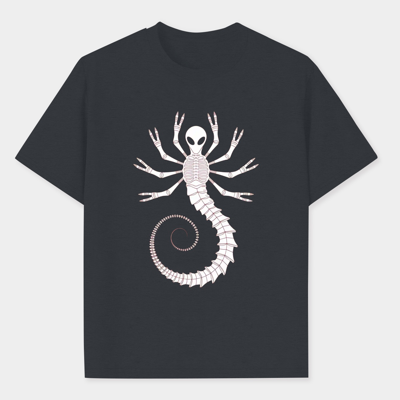 facehugger alien creature design Men's Big & Tall T-shirt