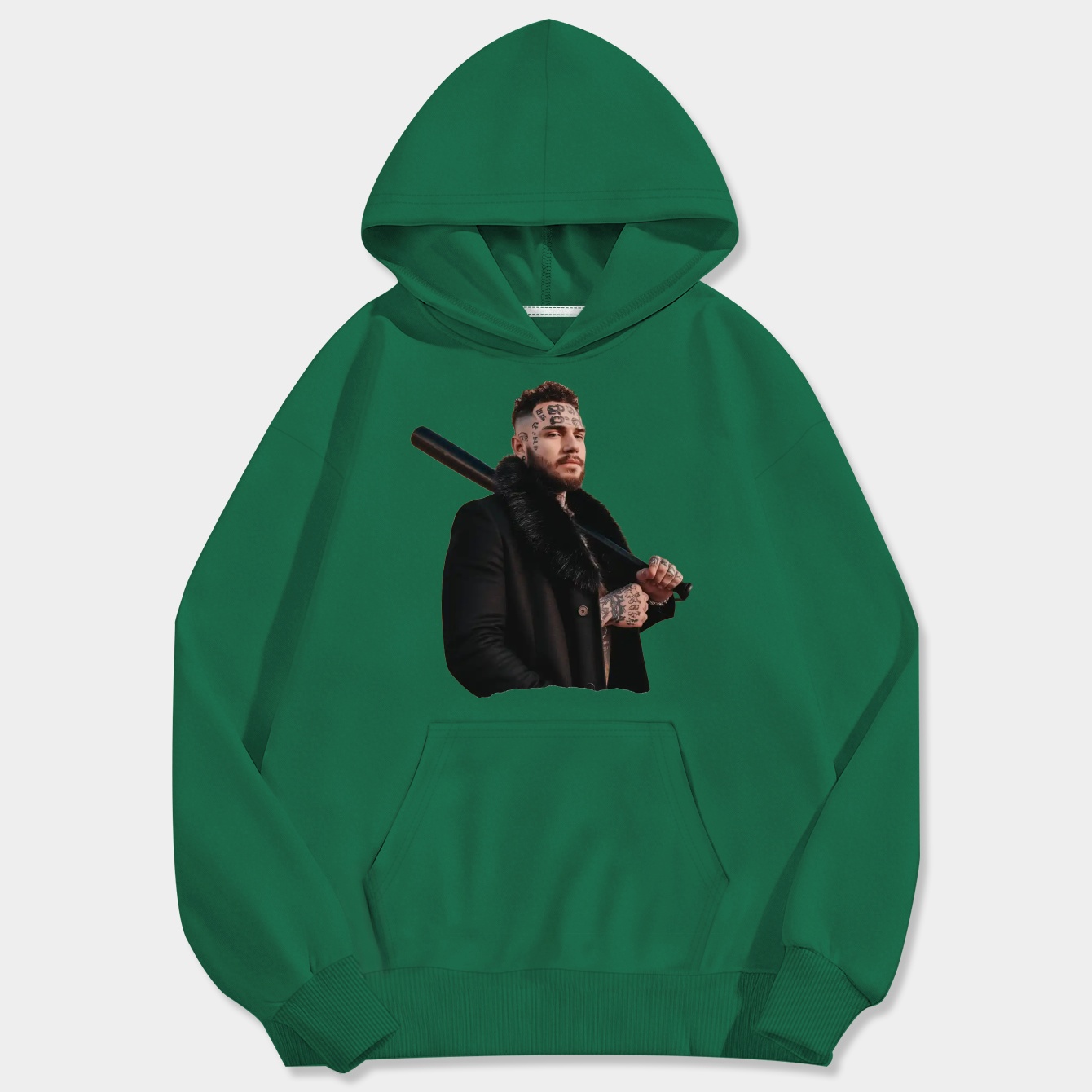 post malone desert portrait Men's Big & Tall Hoodie