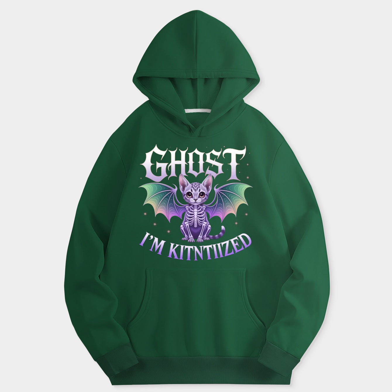 Ghost Kittenized Skeleta Women's Hoodie