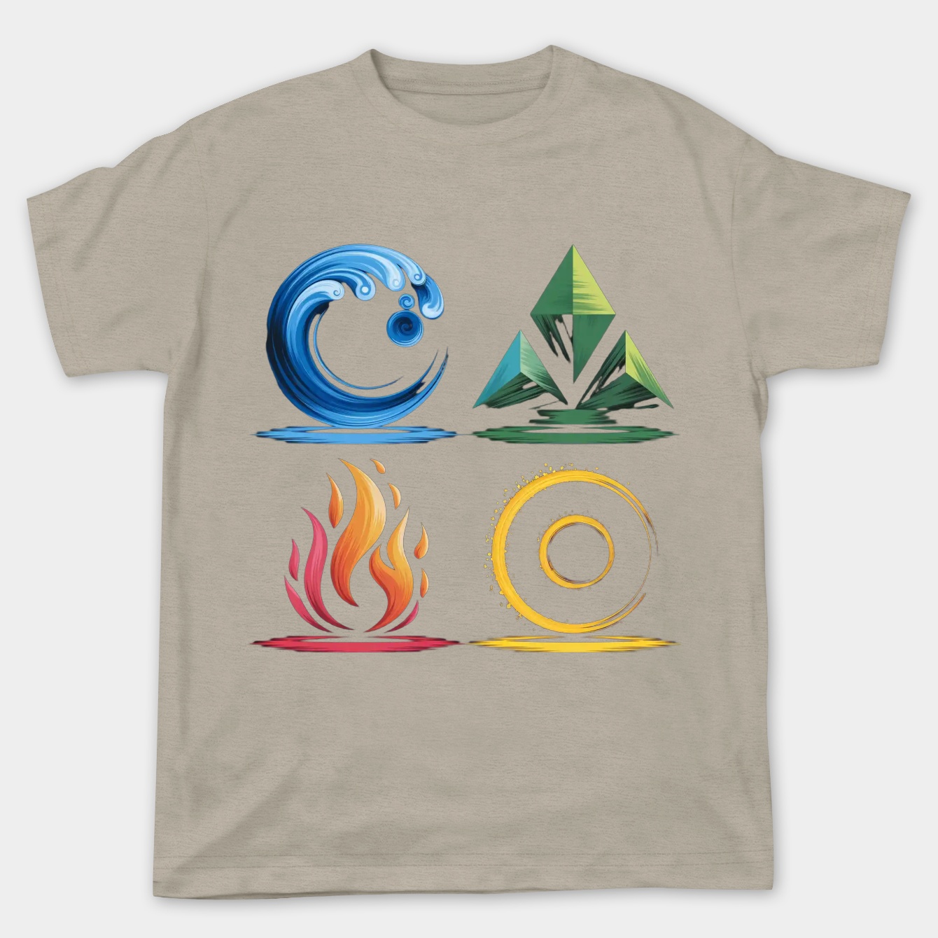 Four Elements Women's Plus Size T-shirt