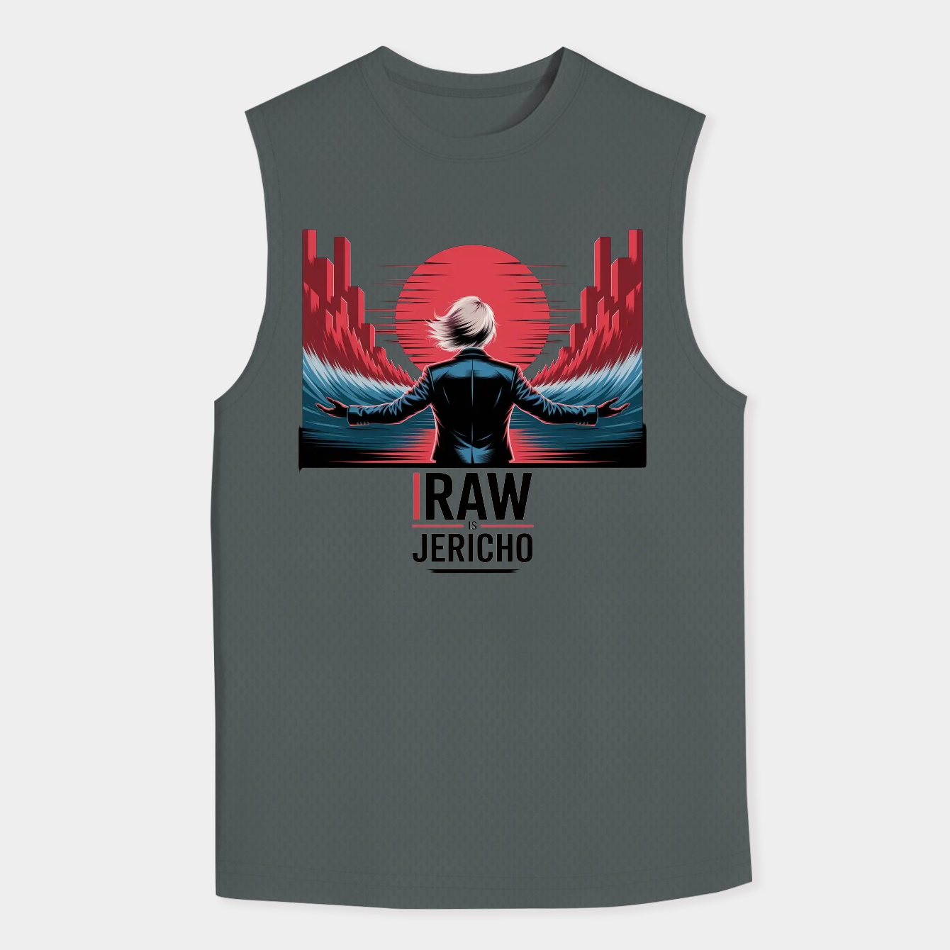 Raw Is Jericho Men's Big & Tall Tank Top