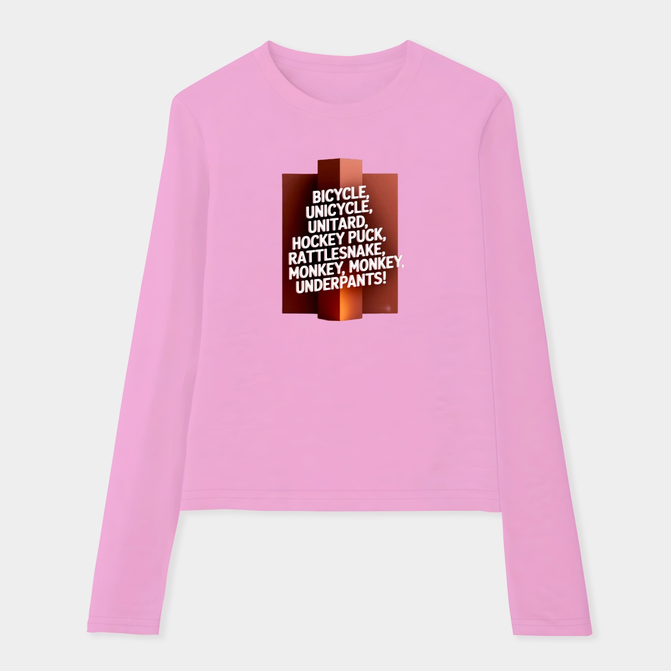 Monkey Monkey Underpants Women's Soft Long Sleeve T-Shirt