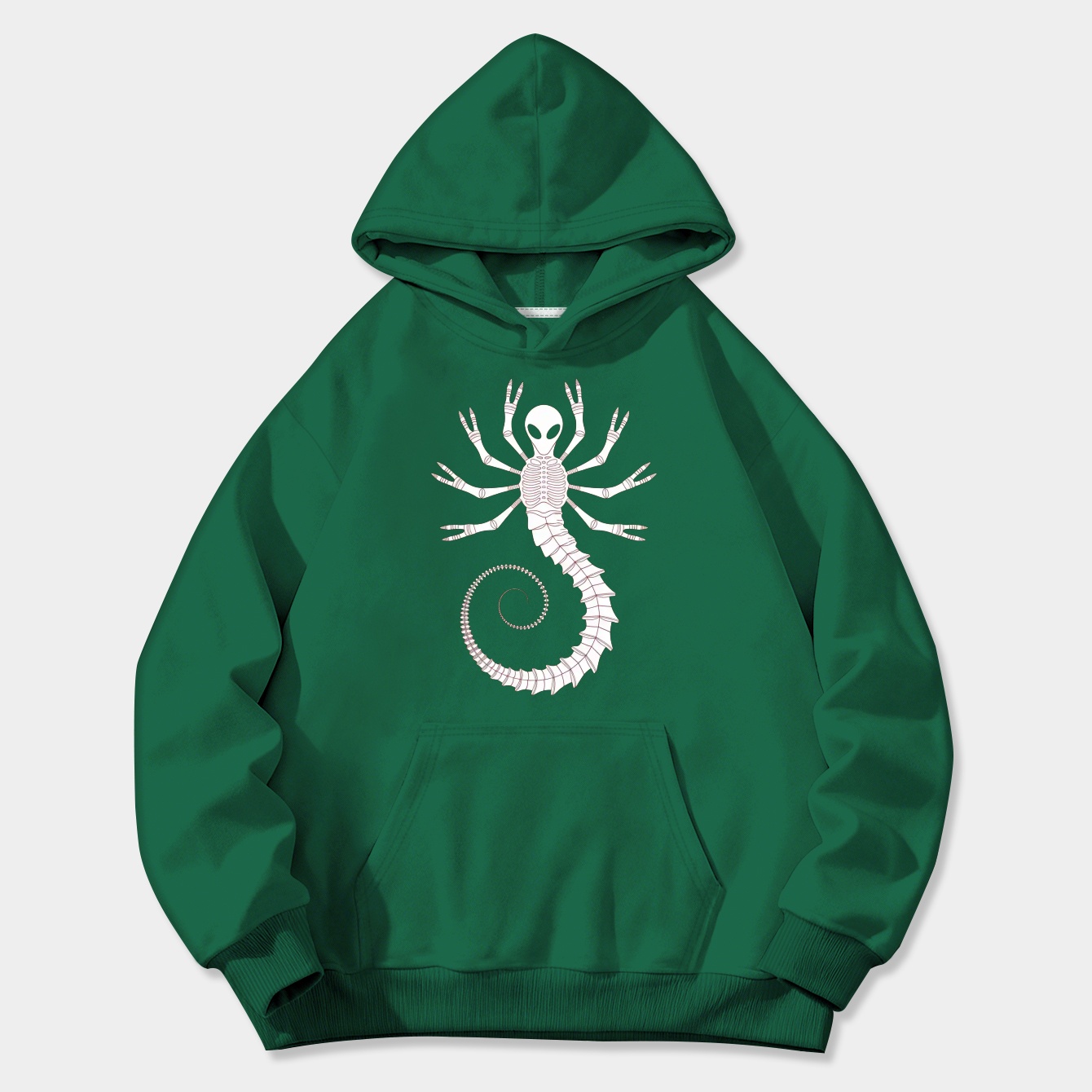 facehugger alien creature design Women's Plus Size Hoodie