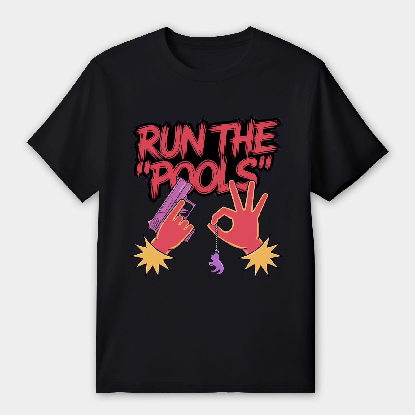 Run the 'Pools Women's Premium Soft T-Shirt