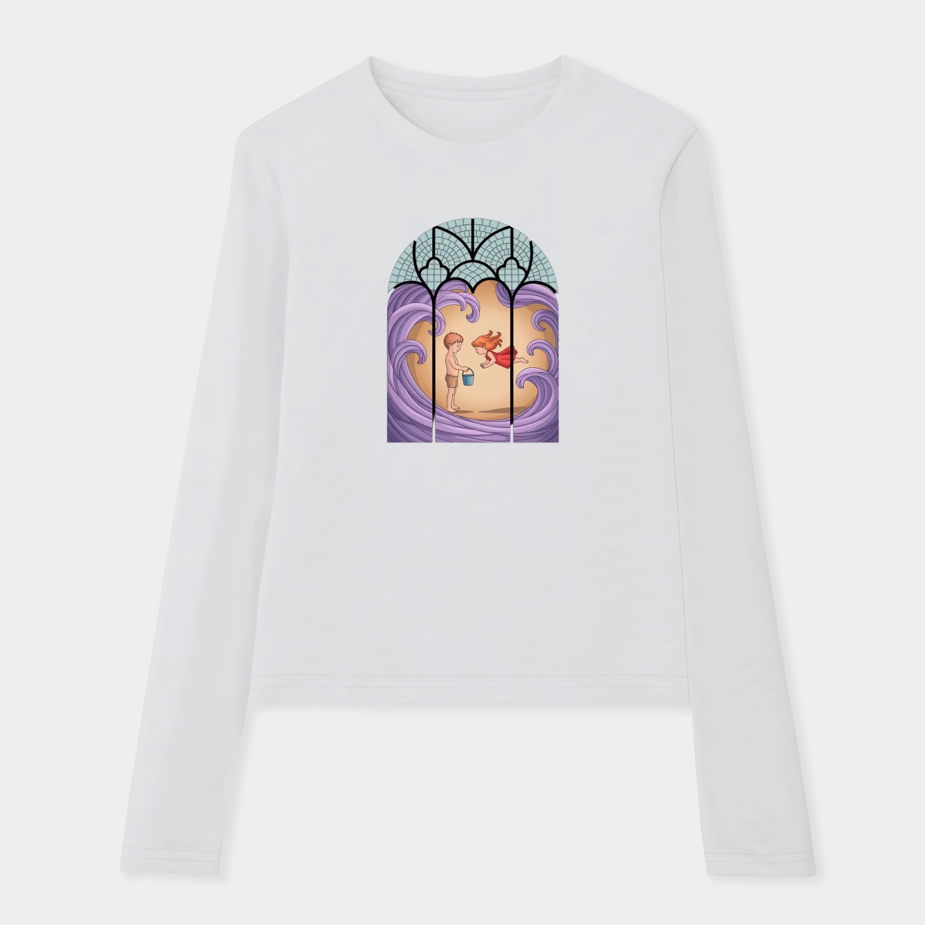 Ponyo Duo Stained Glass