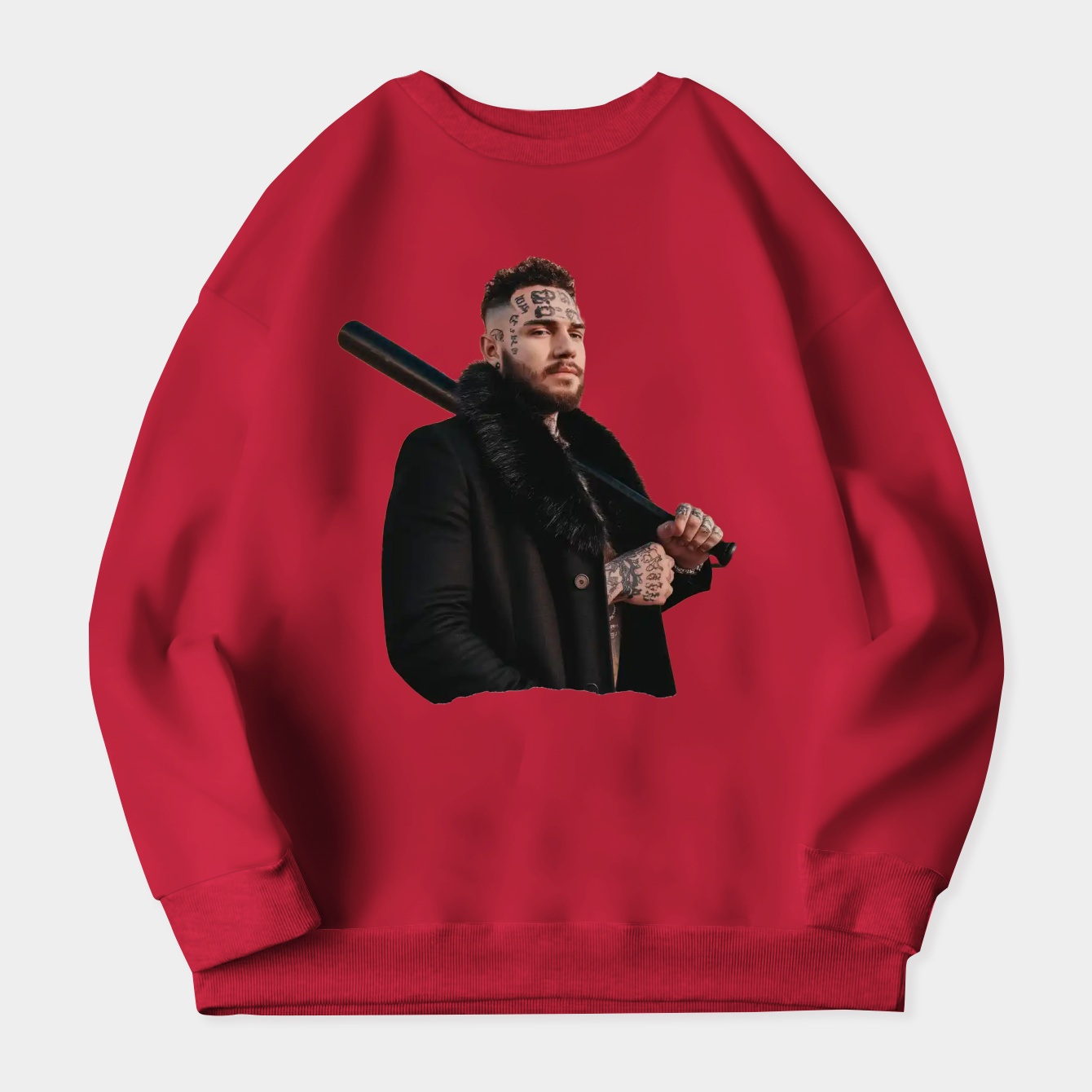post malone desert portrait Women's Crewneck Sweatshirt