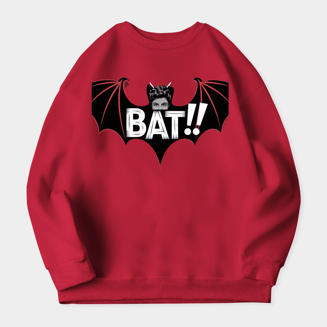 BAT!!! Creature in the Night Women's Crewneck Sweatshirt