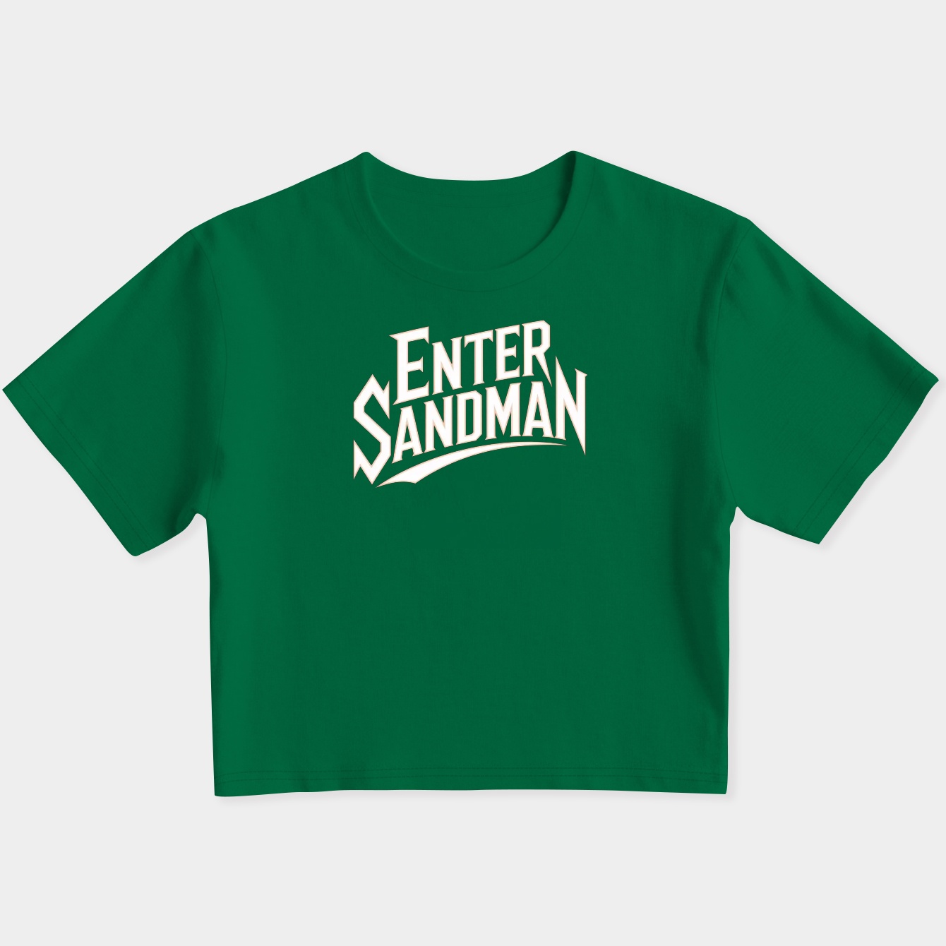 Enter Sandman Women's Slim Fit Baby Tee