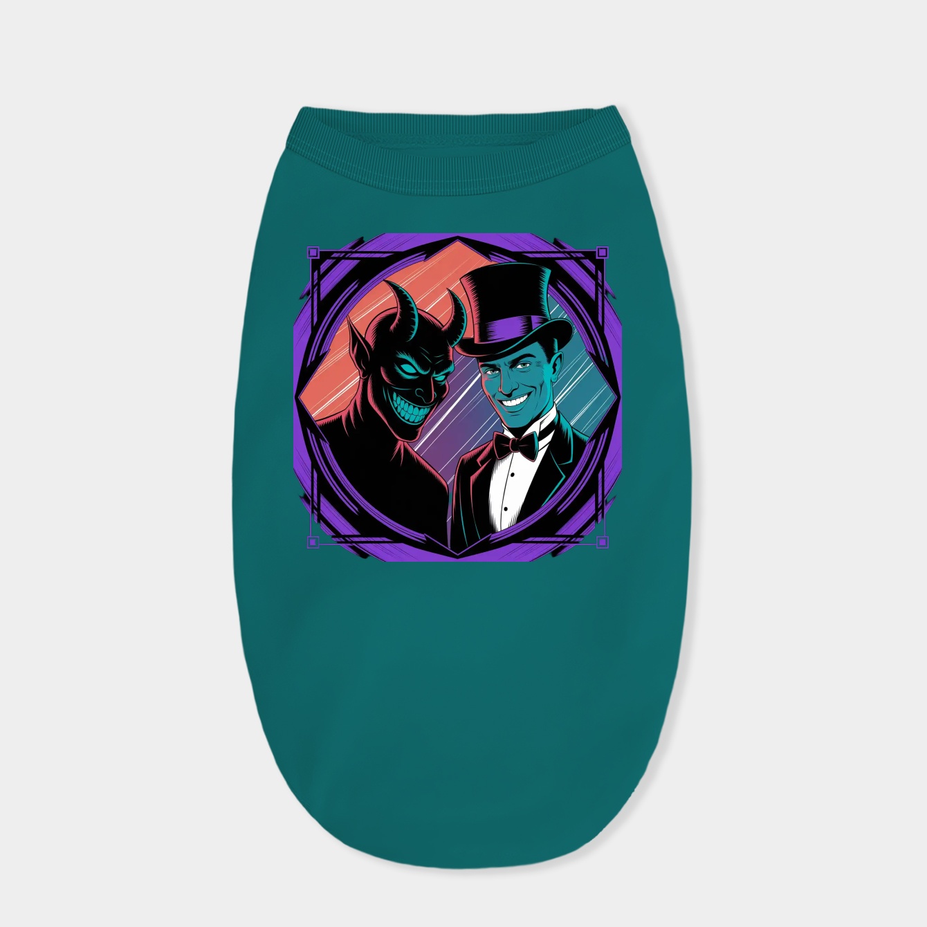 Alastor and His Shadow - Hazbin Hotel Dog Shirt