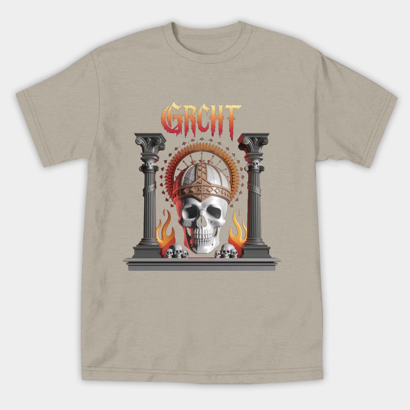 Ghost Impera Skull Women's Athletic Performance T-Shirt