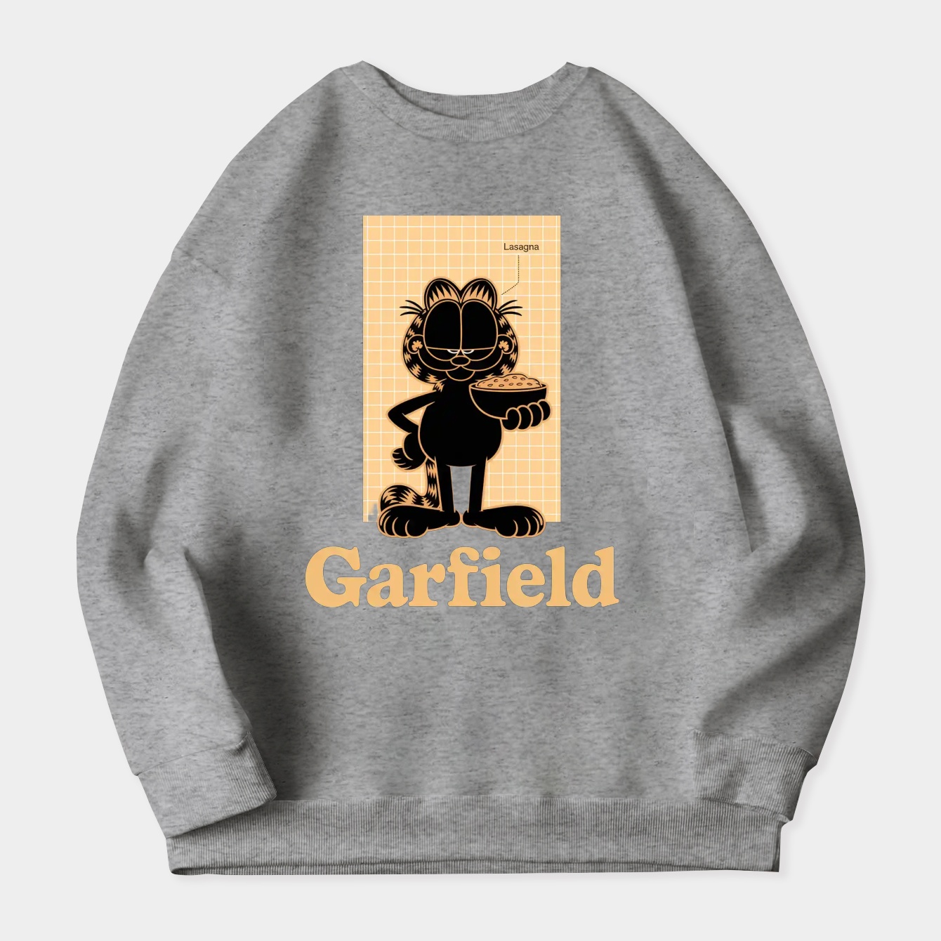 Garfield Cat Schematic Women's Crewneck Sweatshirt