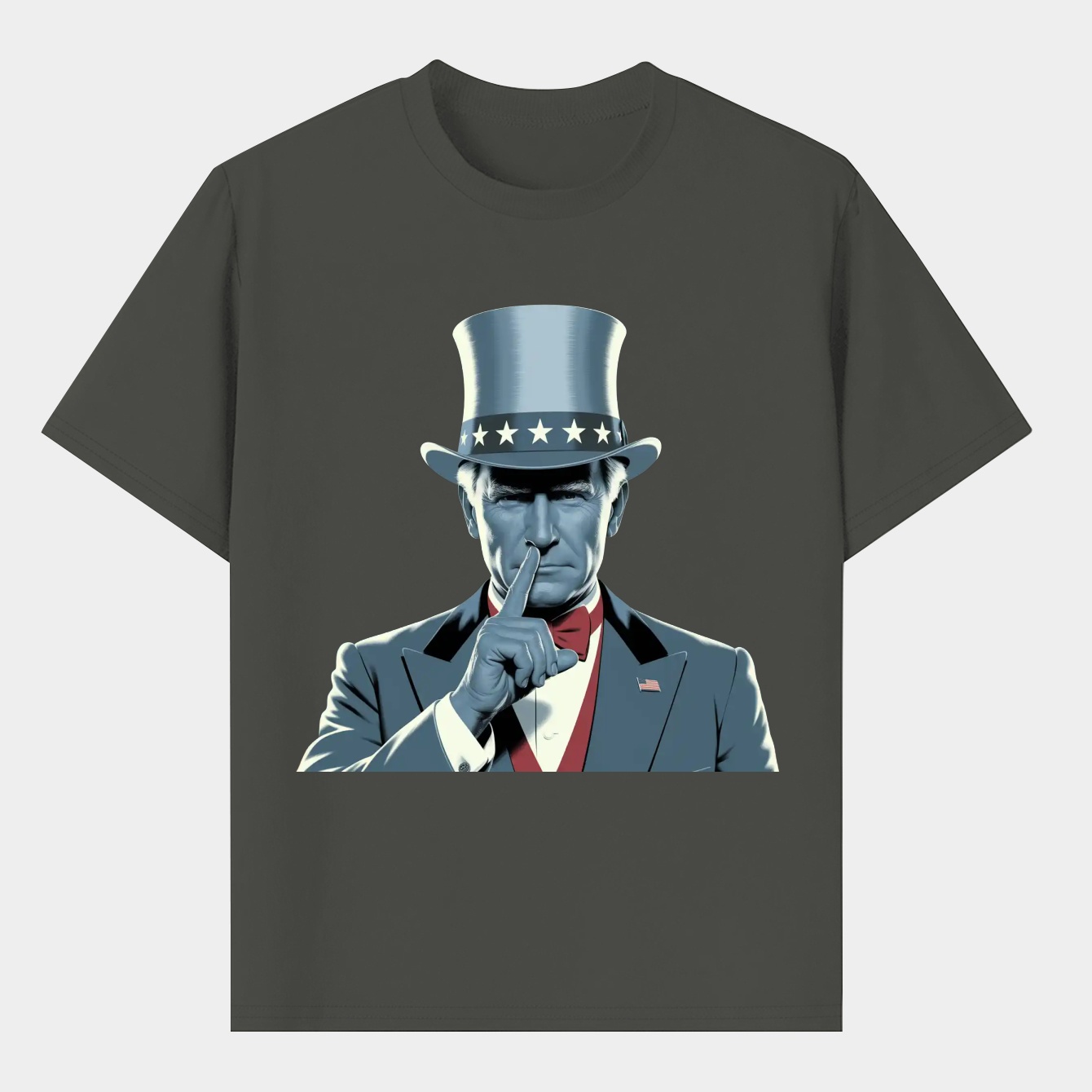 Uncle Sam Shuts the Hell Up Men's T-Shirt