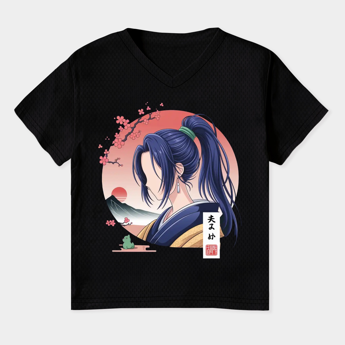 Ukiyo E Earthbender Women's Plus Size V-Neck T-Shirt