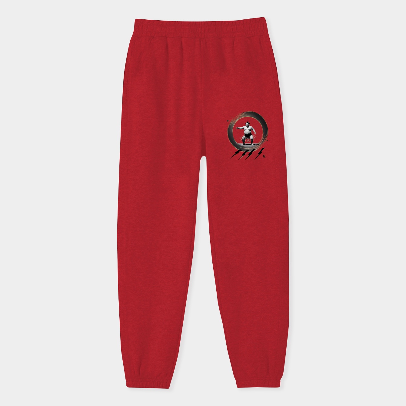Sumo-E Sumo Wrestler White Women's Sweatpants