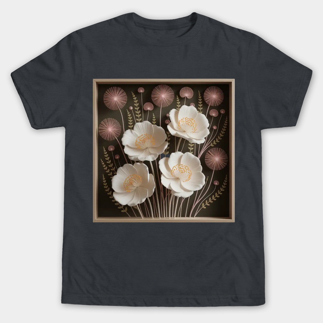 flying flowers Men's Big & Tall T-shirt