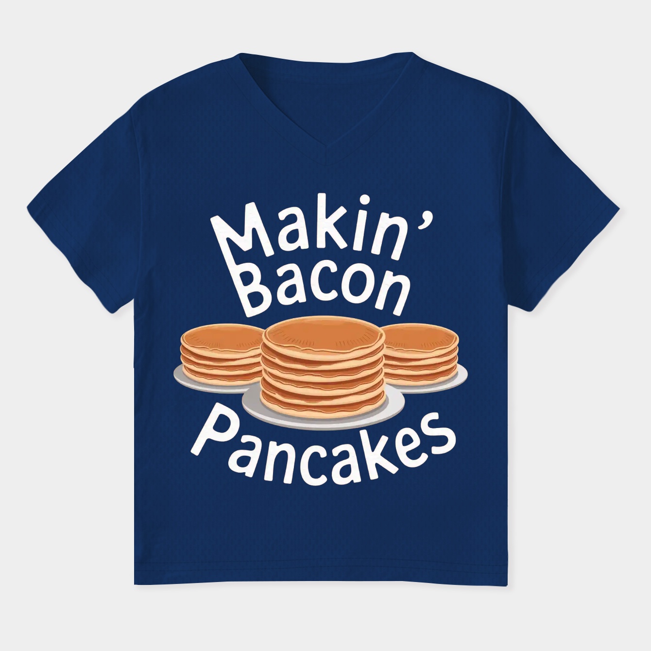 Makin' Bacon Pancakes Women's Plus Size V-Neck T-Shirt