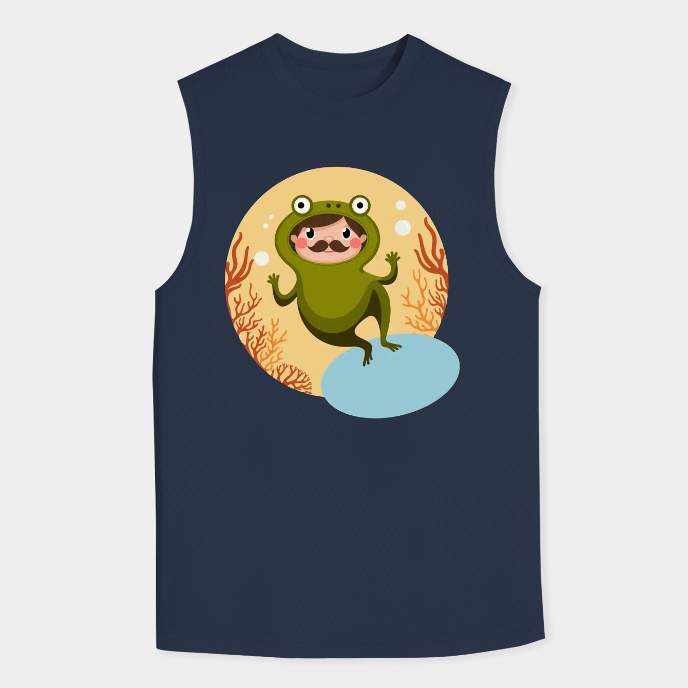 Mario Frog Mario Extra Soft Men's Tank Top