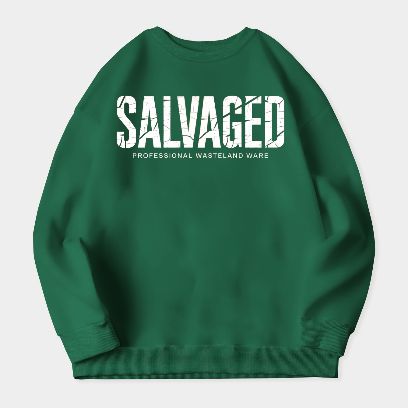 SALVAGED Ware white Logo Women's Plus Size Sweatshirt