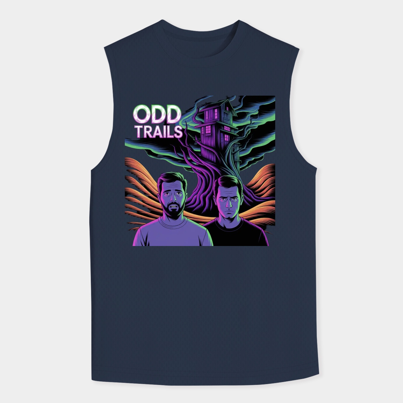 Odd Trails cover art Men's Big & Tall Tank Top