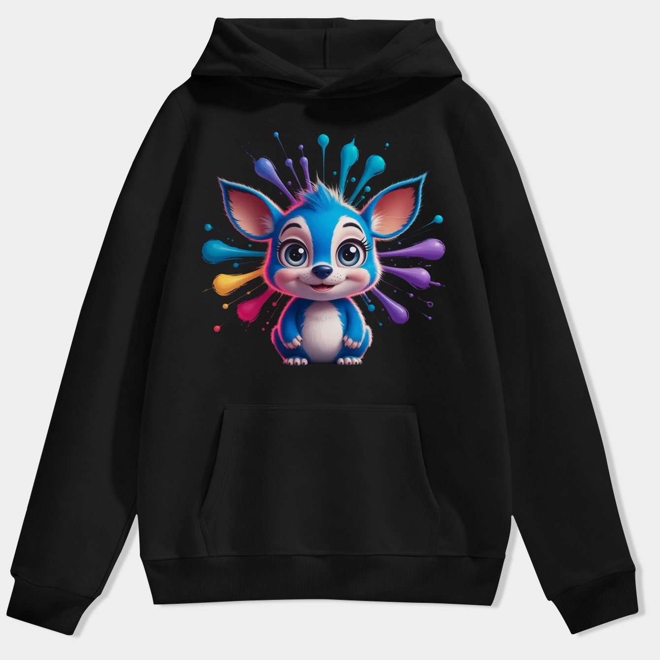Stitch Splash Paint Men's Hoodie