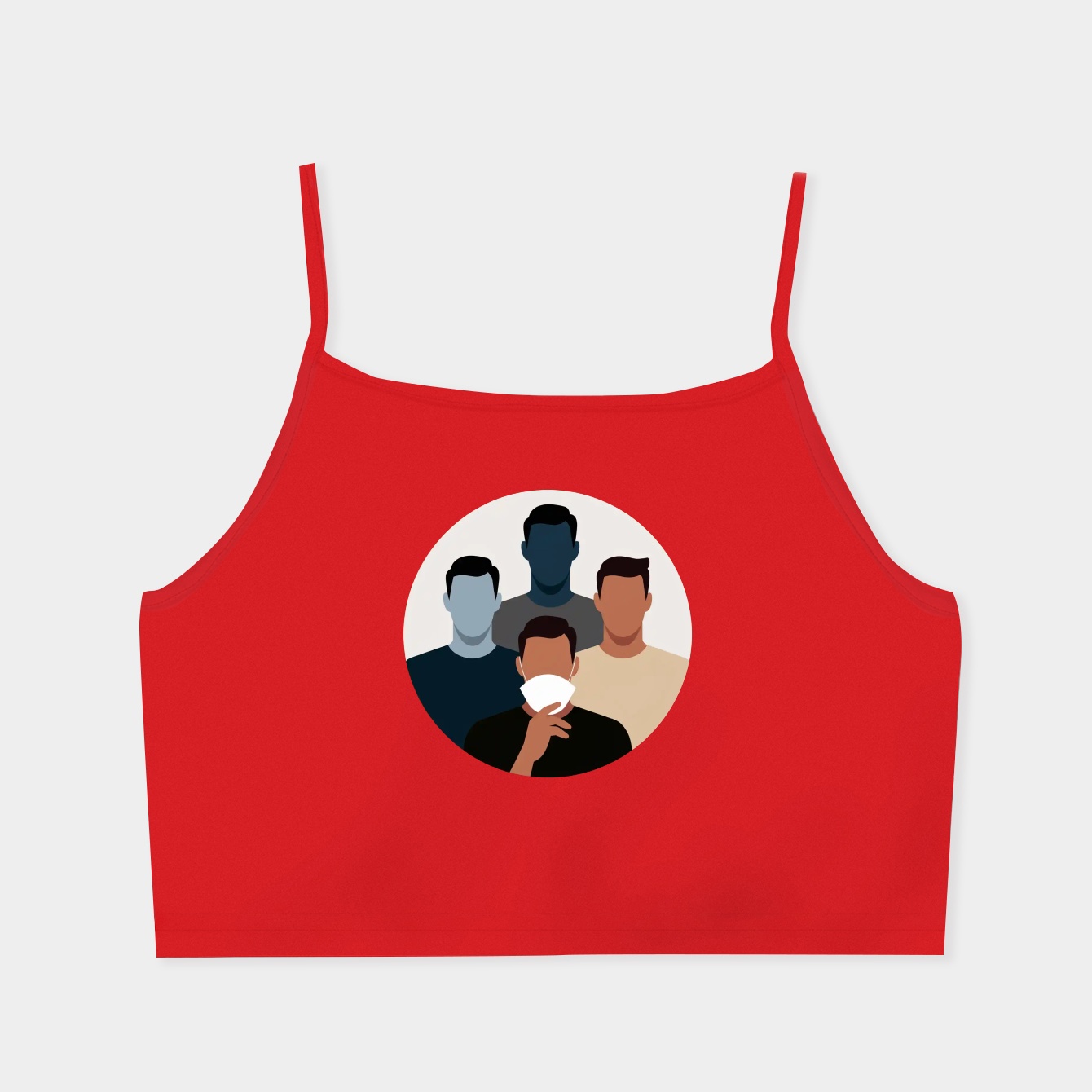 T from AAA Women's  Spaghetti Strap Tank Top