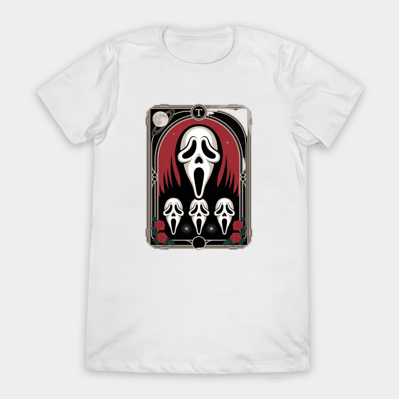 Ghostface Tarot Card Women's T-Shirt
