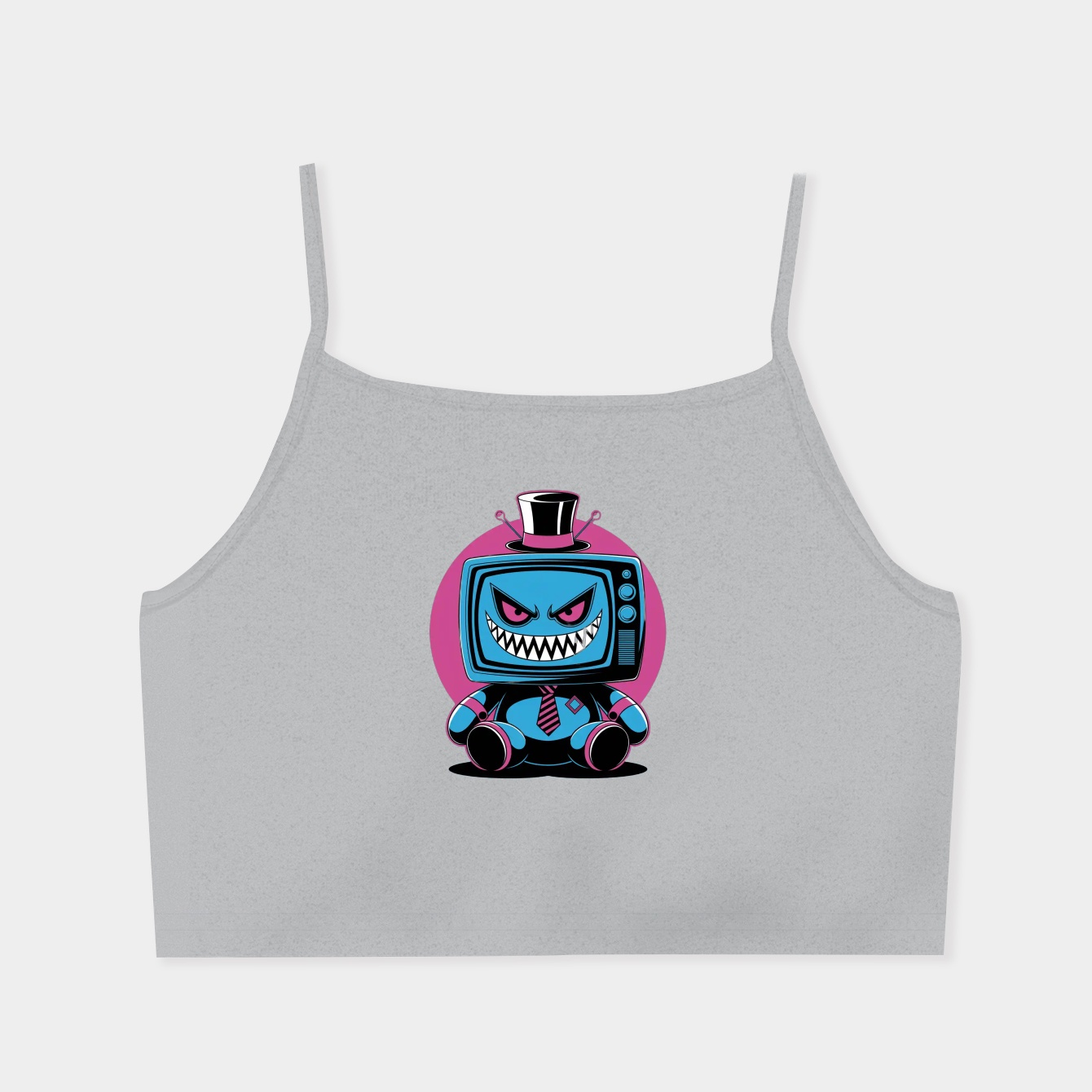 Hazbin Hotel Vox Character Women's Spaghetti Strap Tank Top