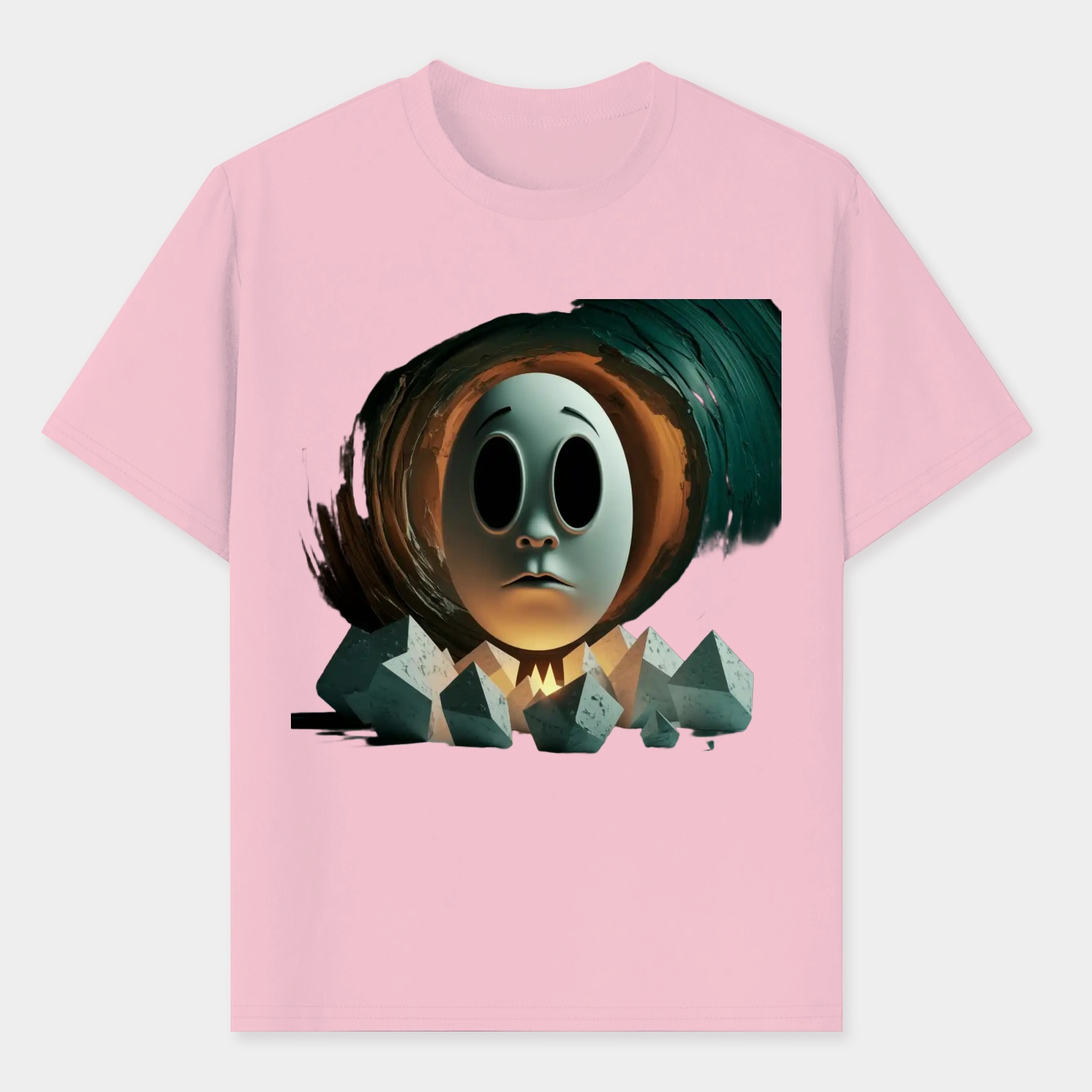 SoberFace Expression Artwork Men's T-Shirt