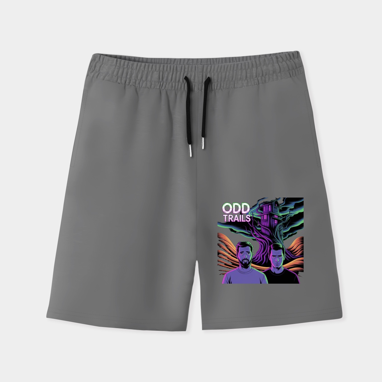 Odd Trails cover art Men's Quick-Dry Athletic Shorts