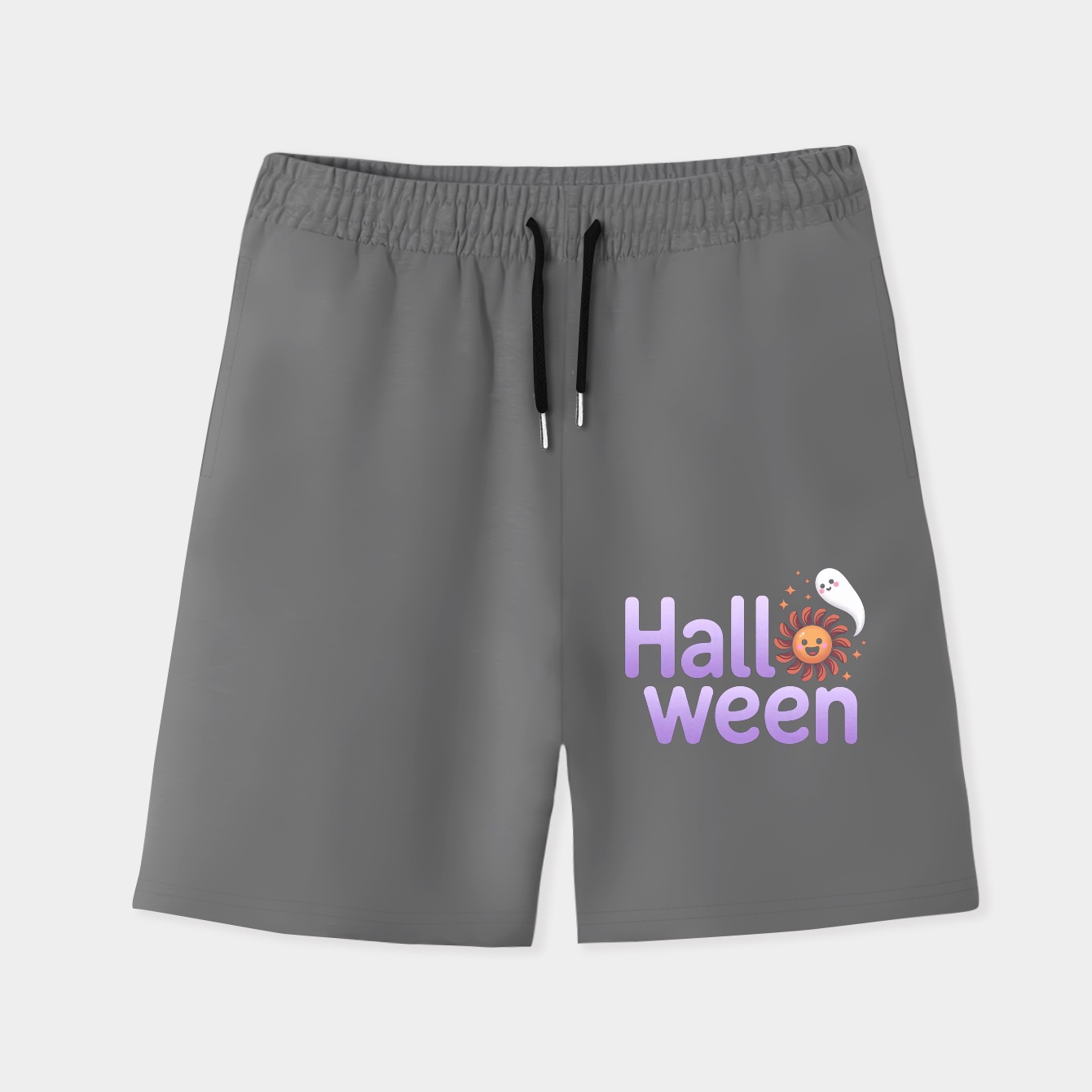 cute halloween ghost Men's Quick-Dry Athletic Shorts