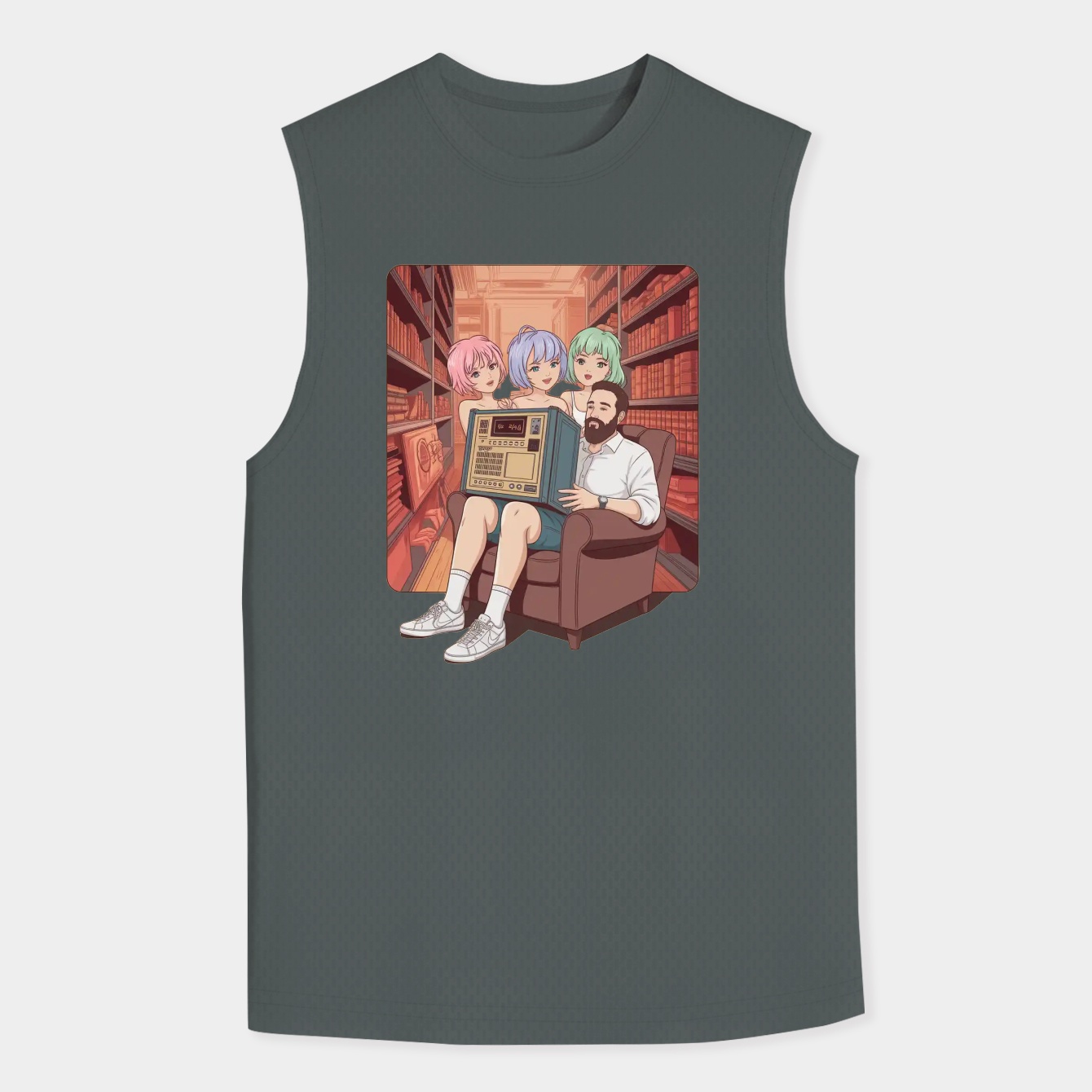 Anime Pimp Men's Big & Tall Tank Top